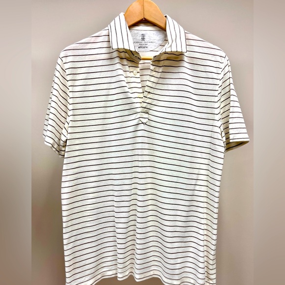 Cucinelli size L polo.  Amazing shape and barely worn! - Picture 1 of 5